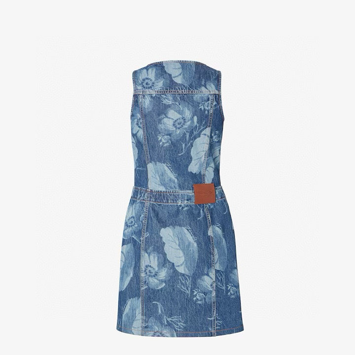 Fendi Blue Denim Dress