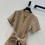 فستان Loewe Pebble من الفيسكوز والكتان
