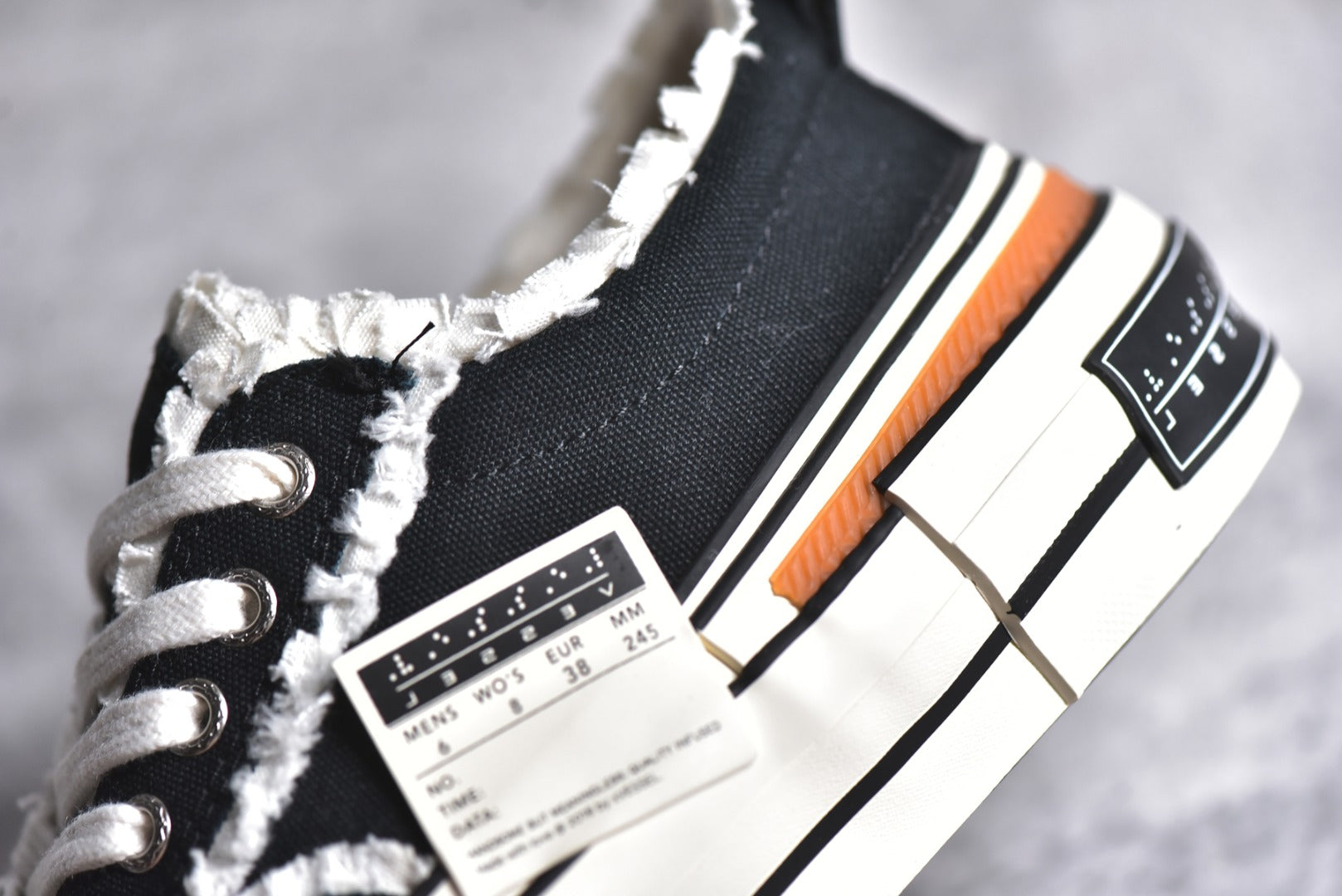 Xvesse! Tiramisu Lows Black Sneakers
