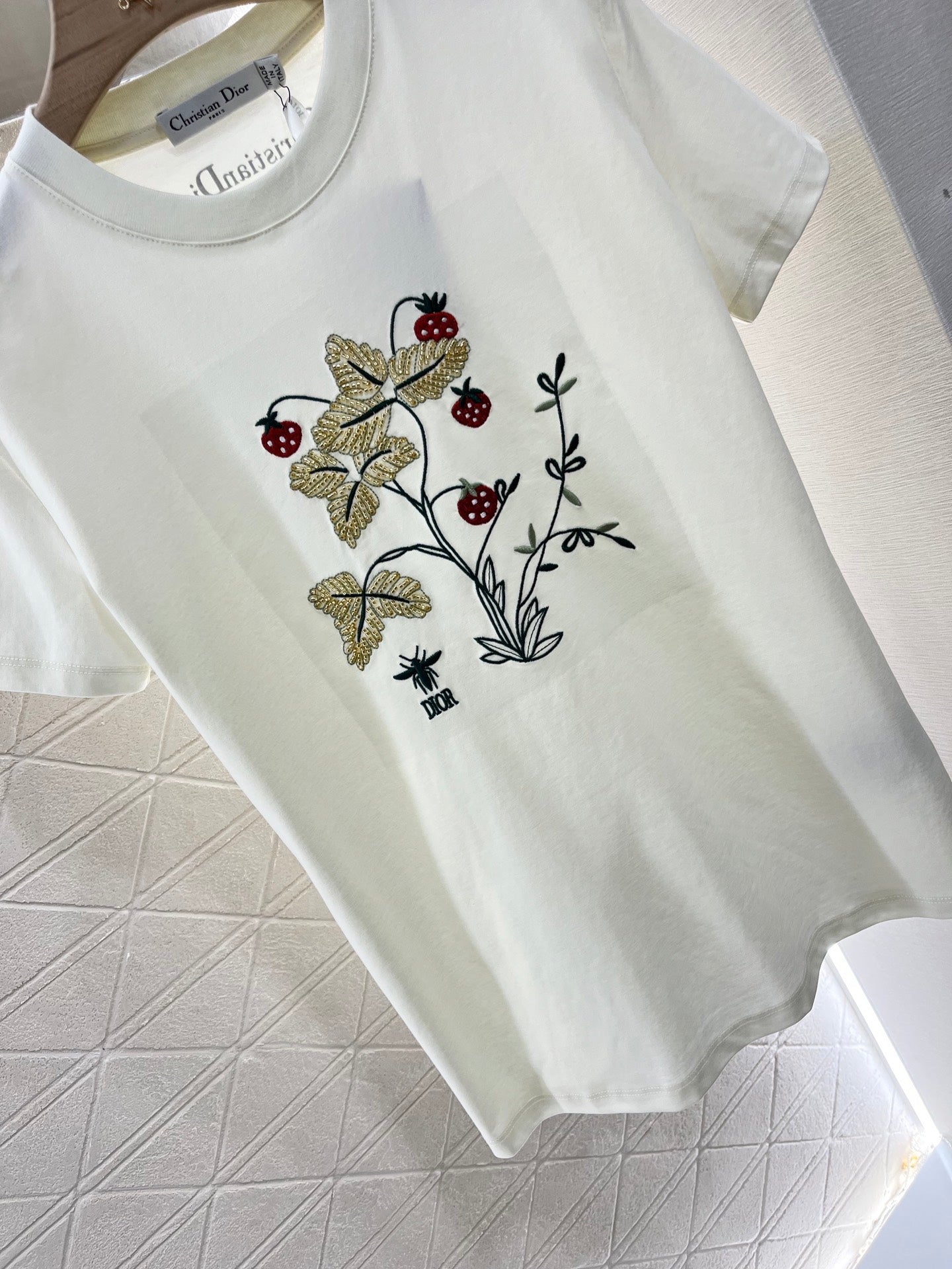 Dio! Logo short-sleeved crew neck T-shirt