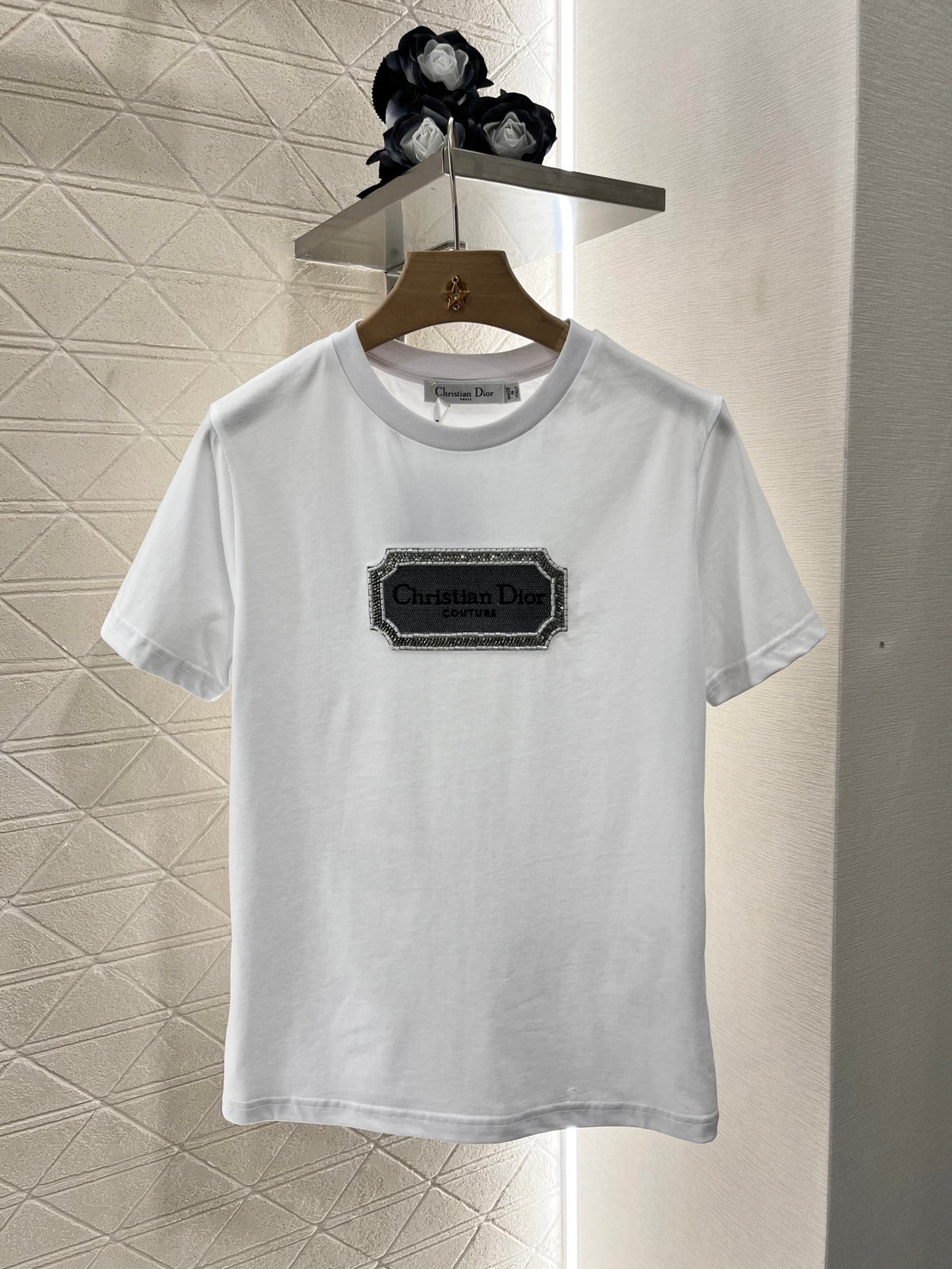 Dio! Logo short-sleeved crew neck T-shirt