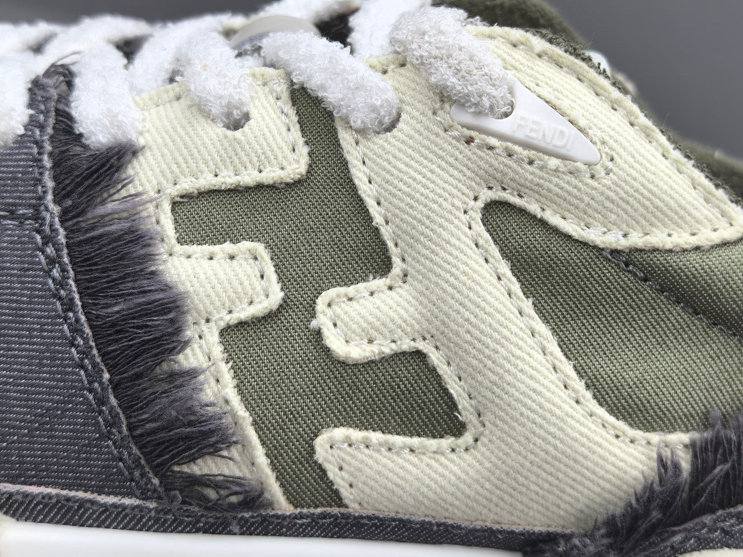 Fend! Match Denim Sneakers