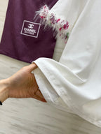 CHNE! vintage series hand-embroidered T-shirt