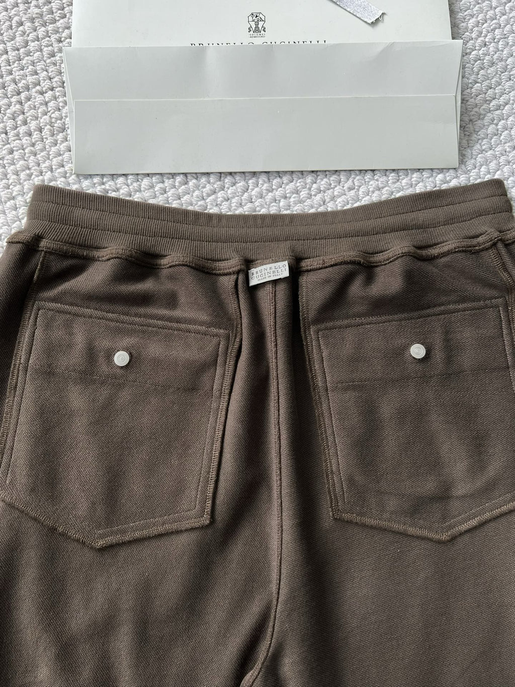 Brunello Cucinel! French Terry Trousers
