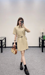 Fendi Brown Denim Dress