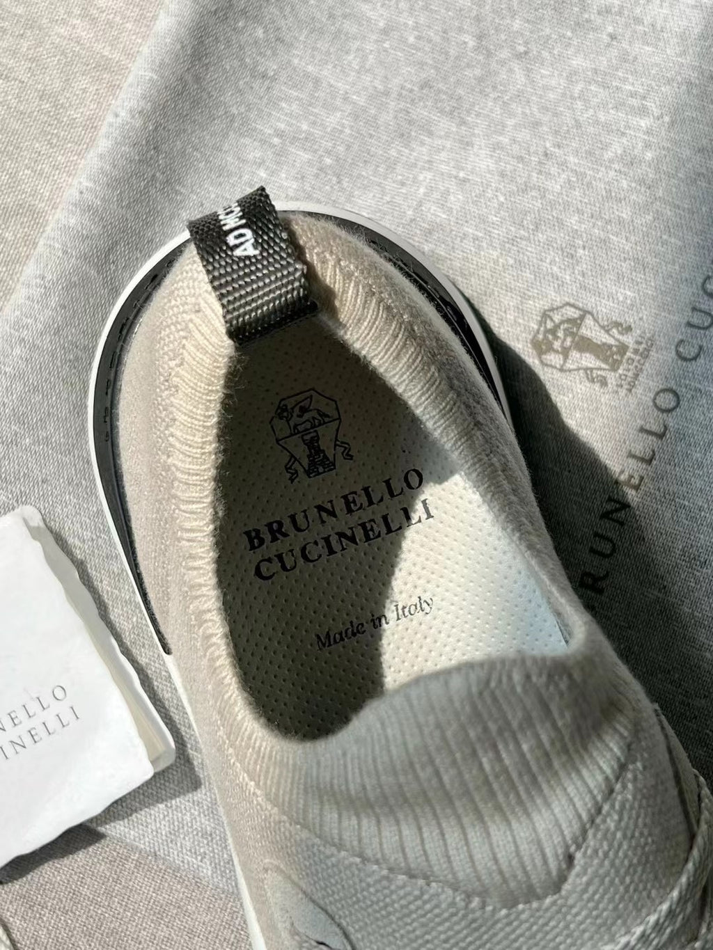 حذاء برونيلو كوتشينيل! Knit Runners
