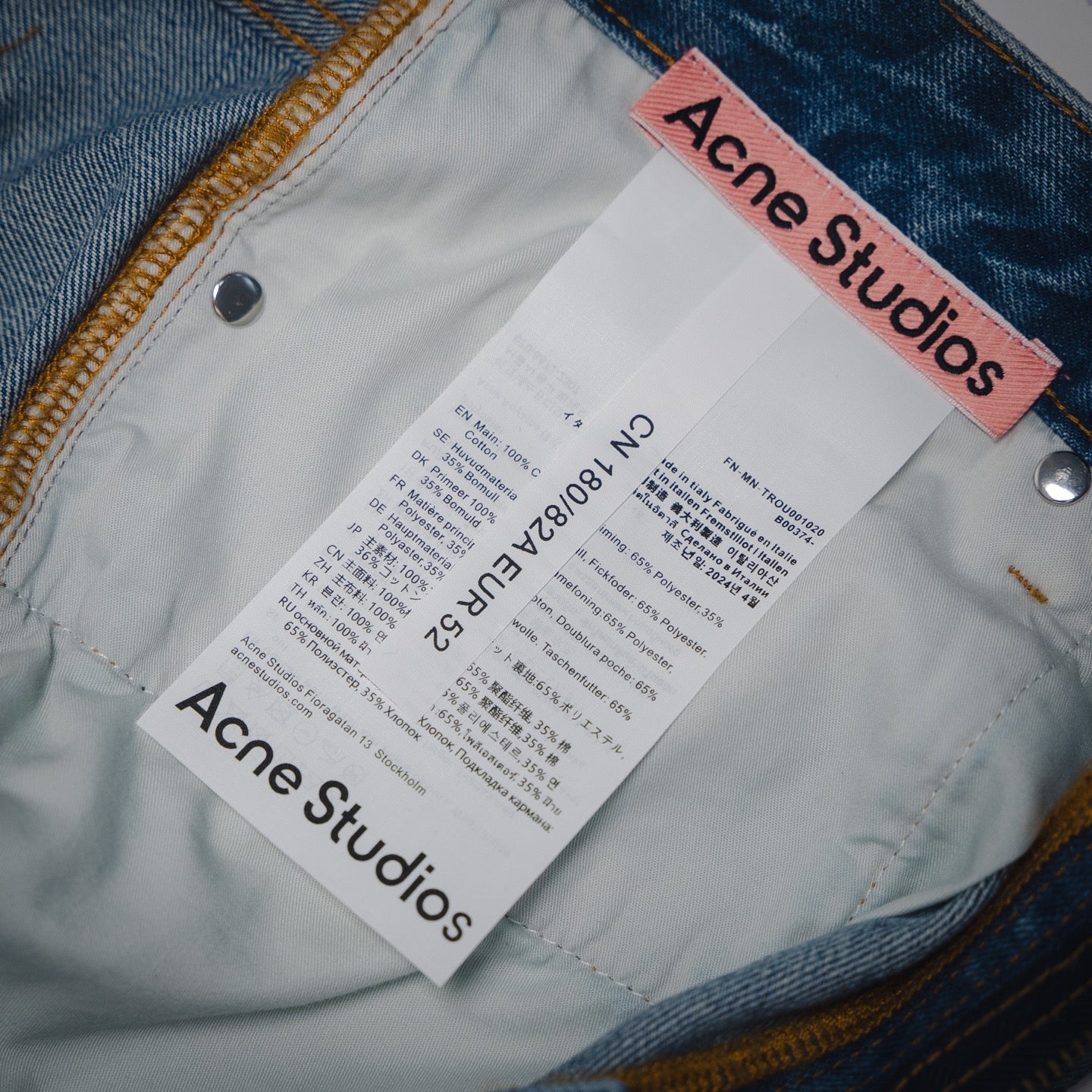 Acne Studi! Regular fit jeans 2021F