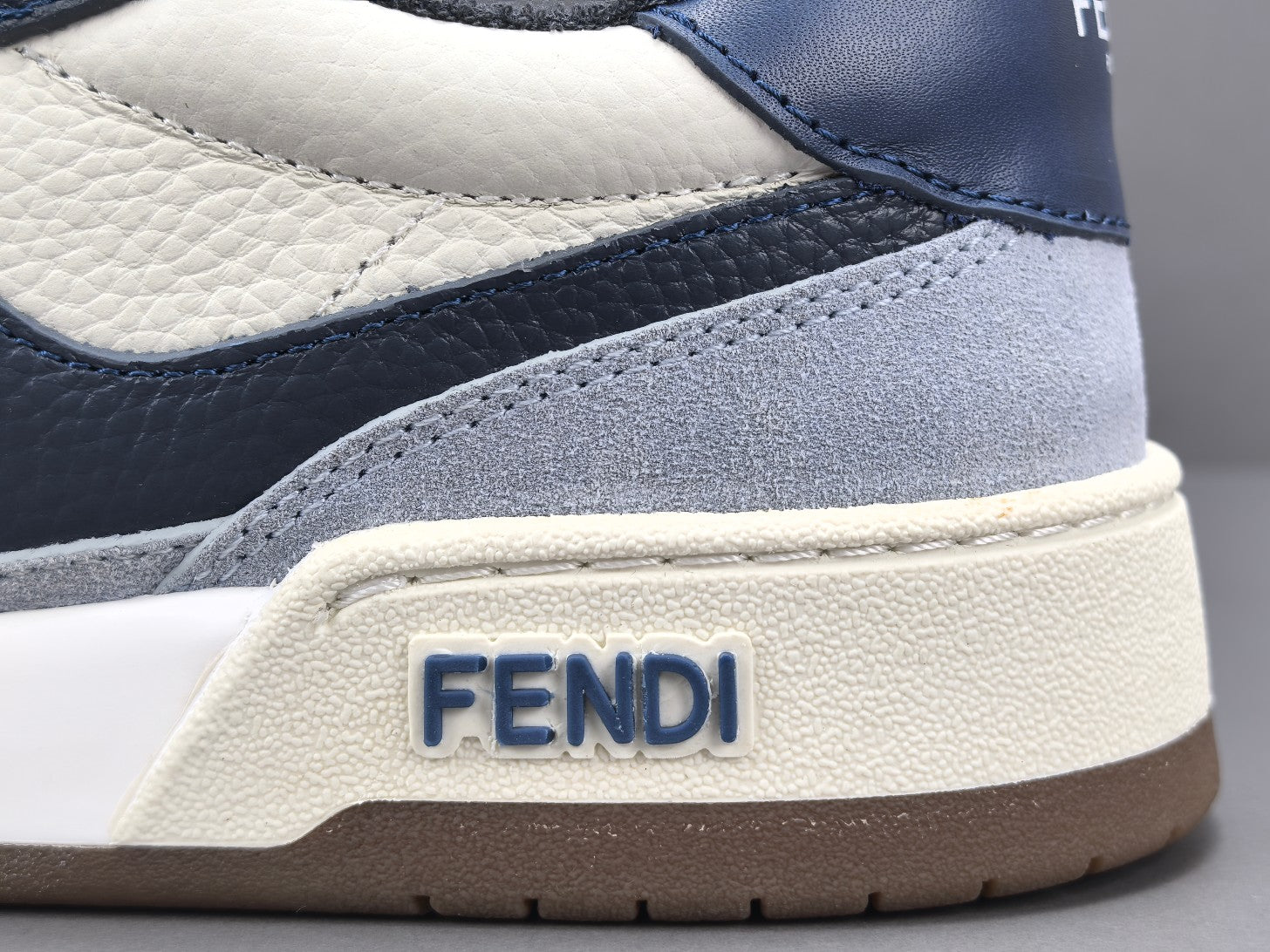 Fend! Match Panelled Suede Sneakers