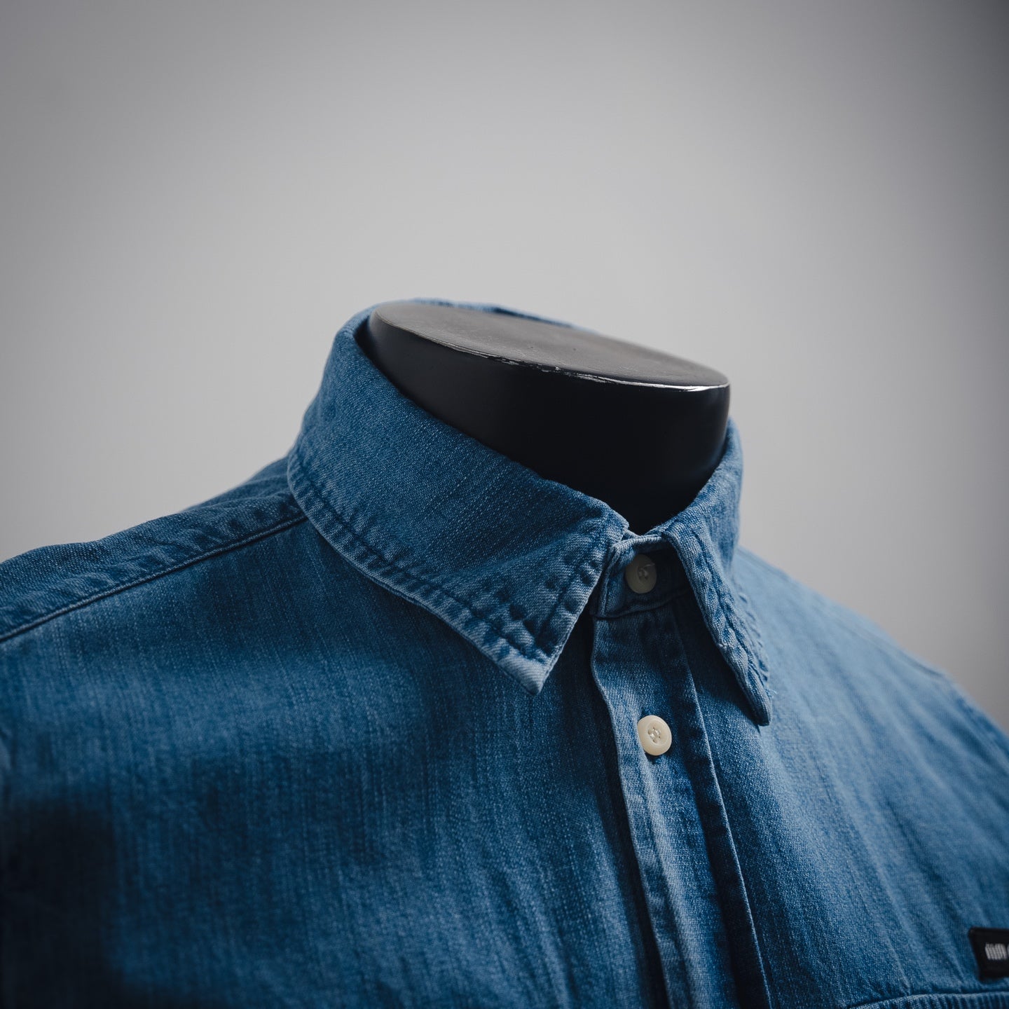 Miu Mi! Blue Denim Shirt