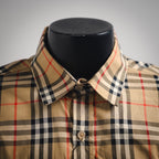 Burberr! Regular Fit Check Cotton Shirt