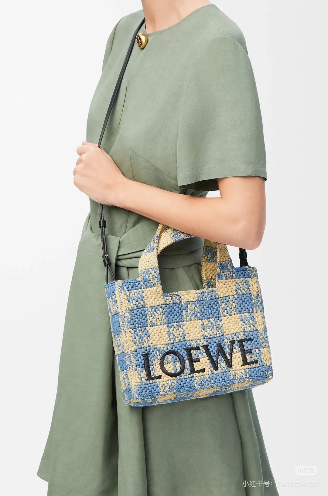 Loewe Pebble Dress in Viscose & Linen