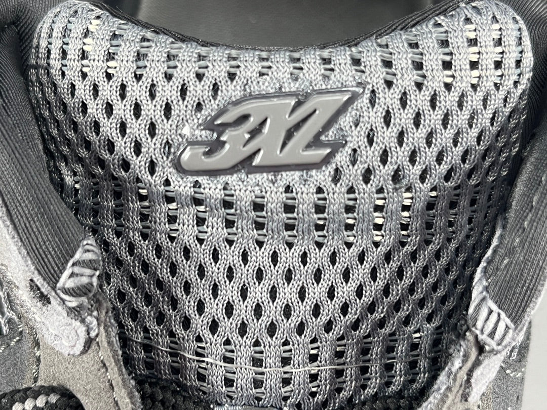 Balenciag! 10.5th generation 3XL Mesh Round Lace-Up Distressed Sole Low-Top Sneakers in Black & gray