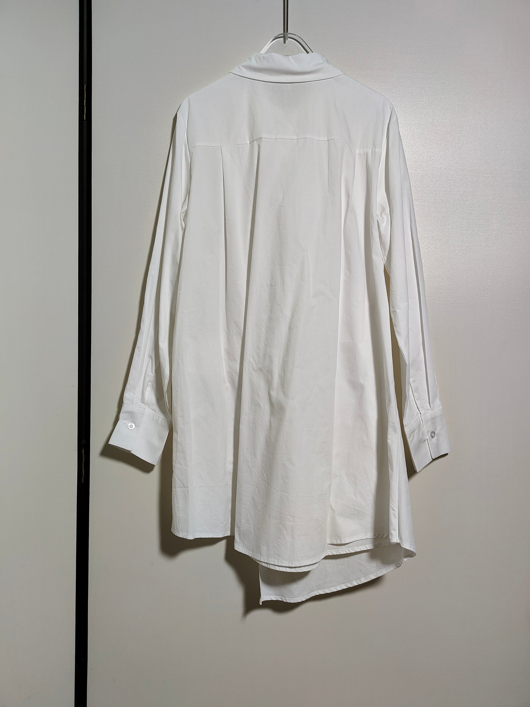 Loewe Draped Poplin Mini Shirtdress