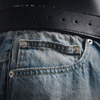 Balencia! Integrated-belt Jeans