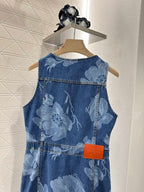 Fendi Blue Denim Dress
