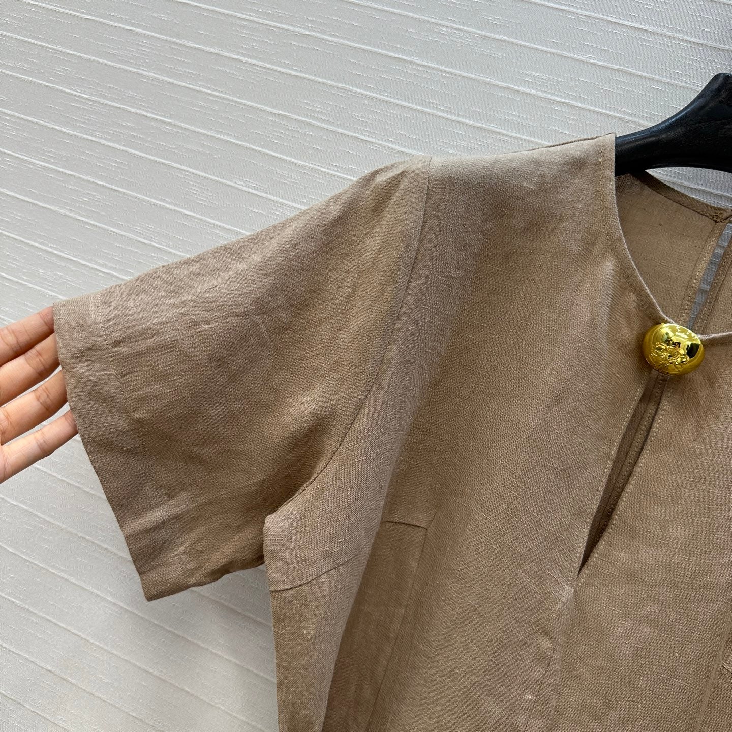 Loewe Pebble Dress in Viscose & Linen