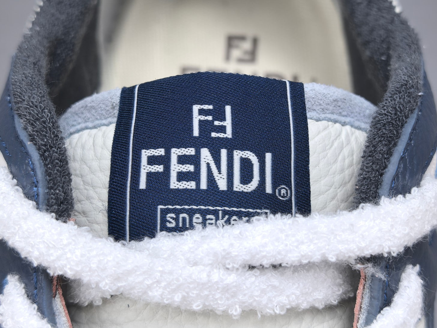Fend! Match Panelled Suede Sneakers