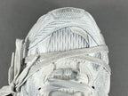 Balenciag! 3xl Mesh Lace-Up Distressed Sneaker in White