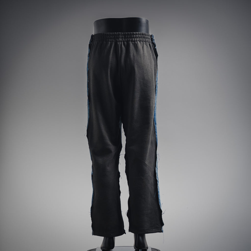 Balenciag! Stencil Hybrid Wide Leg Jeans