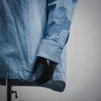 LV Striped Monogram Workwear Denim Shirt