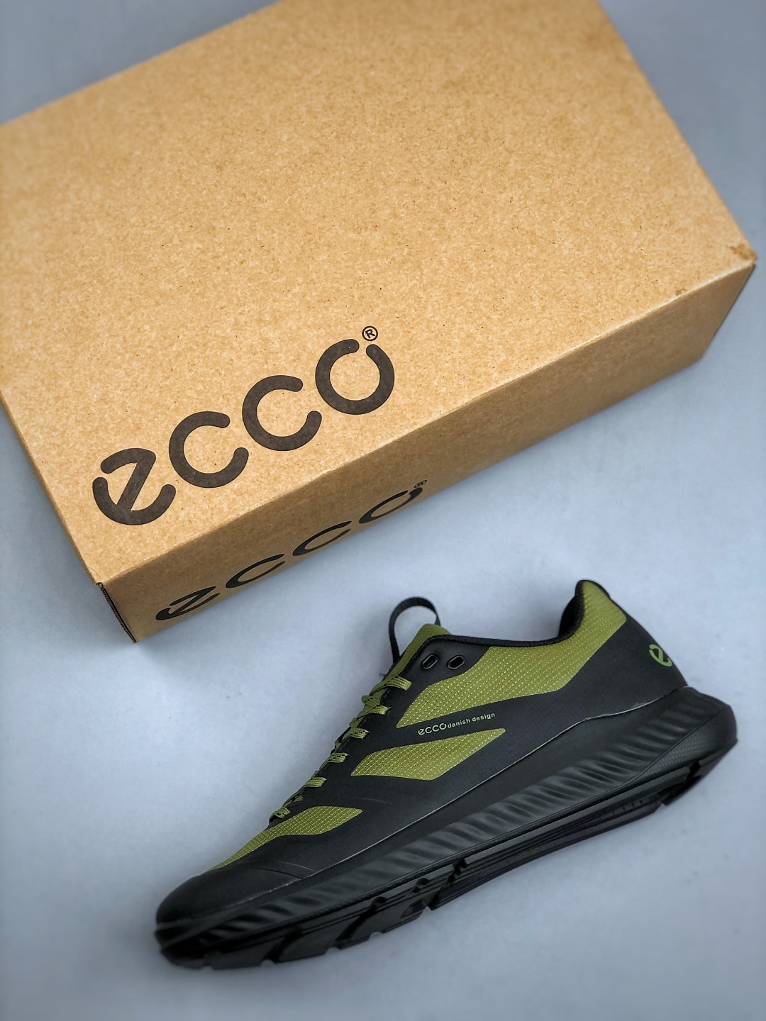 ECCO Black & green Casual Sneakers