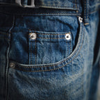 PROJEC! G/R Fake Layered Camouflage Washed Cargo Denim Jeans