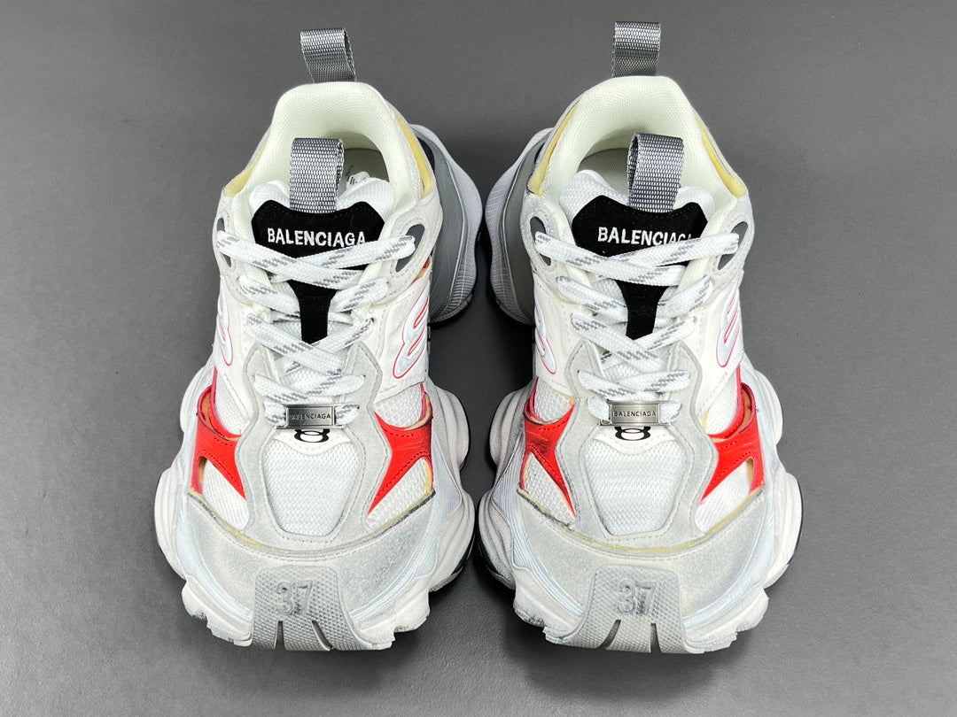 Balenciag! Cargo Round Toe Lace-Up Sneaker