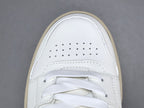 Fend! Match Sneakers FF Jacquard White & Black Suede Fabric Low Tops