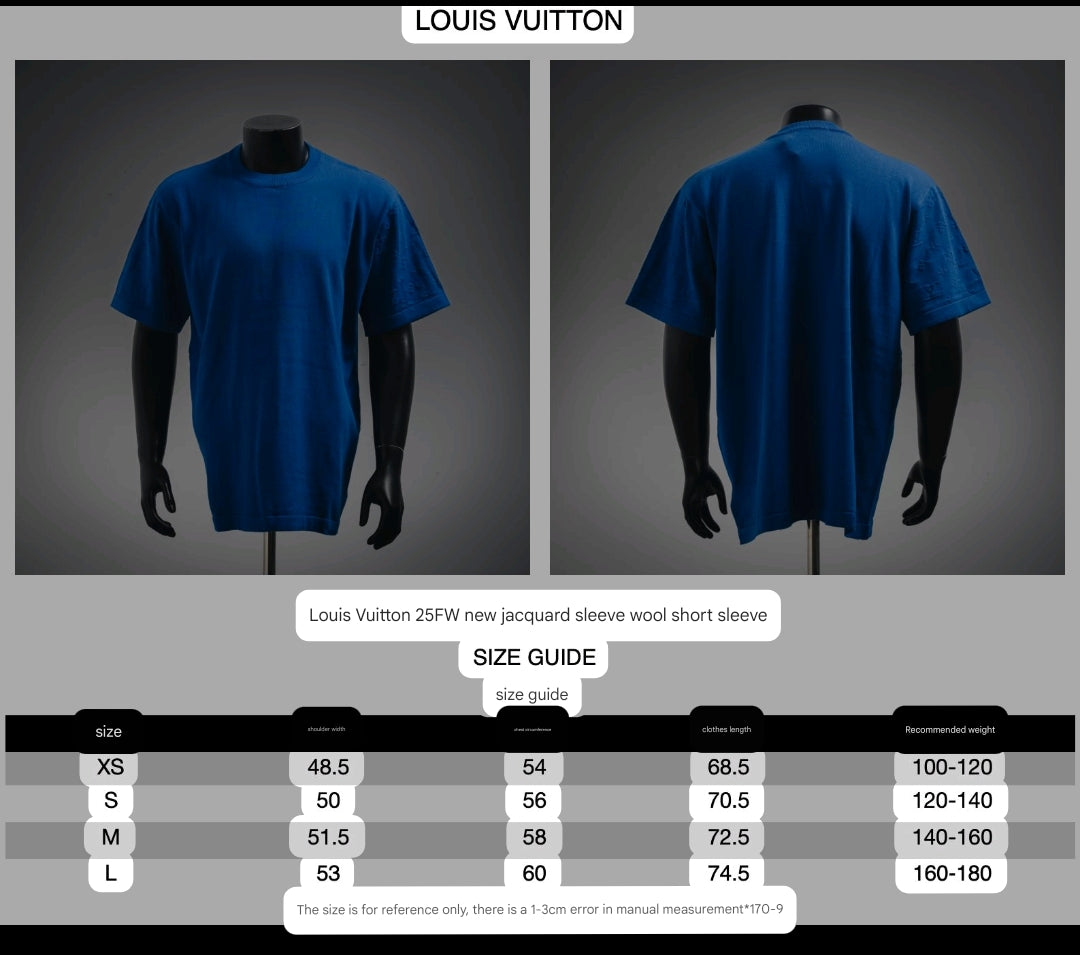 LV Short-Sleeved Signature Crewneck
