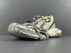 Balenciag! 3xl Mesh Lace-Up Distressed Sneaker
