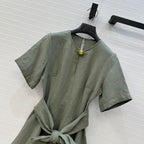 Loewe Pebble Dress in Viscose & Linen