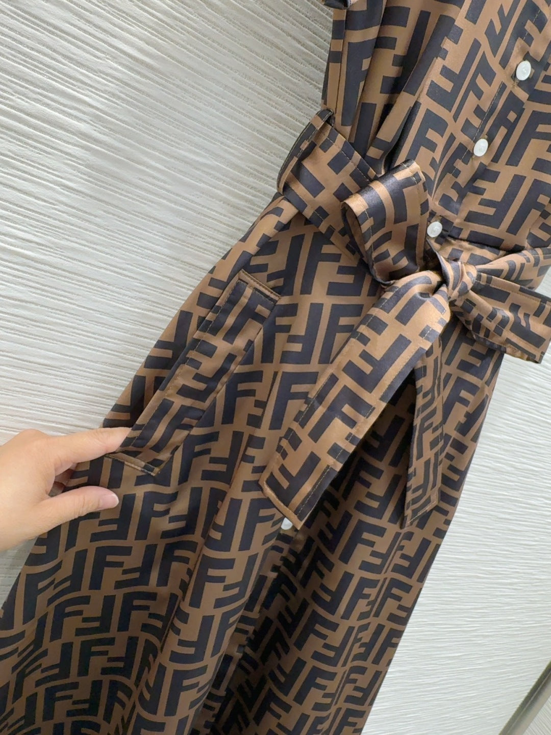 Fendi Peter Pan Collar Dress