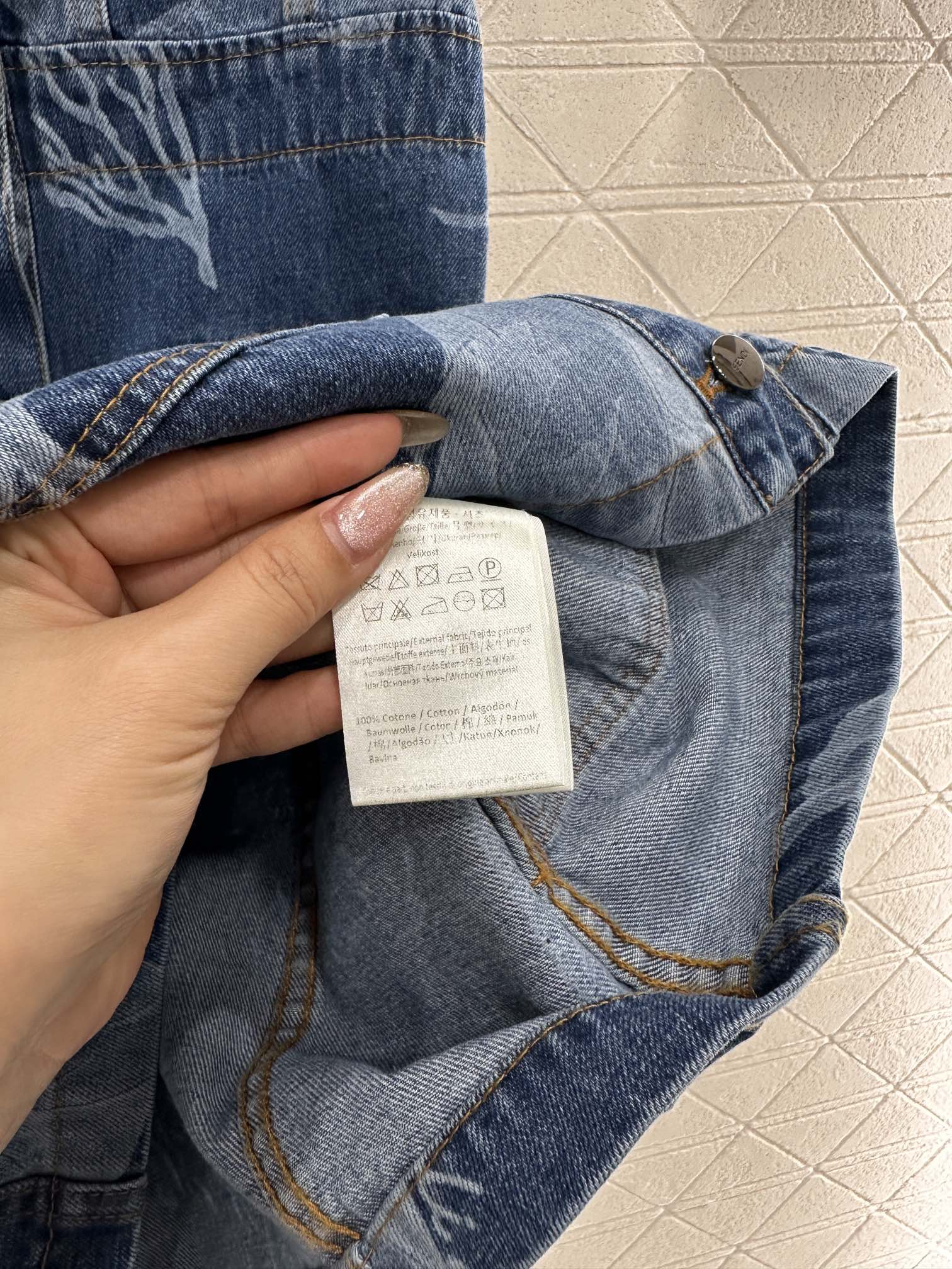 Fendi Blue Denim Dress