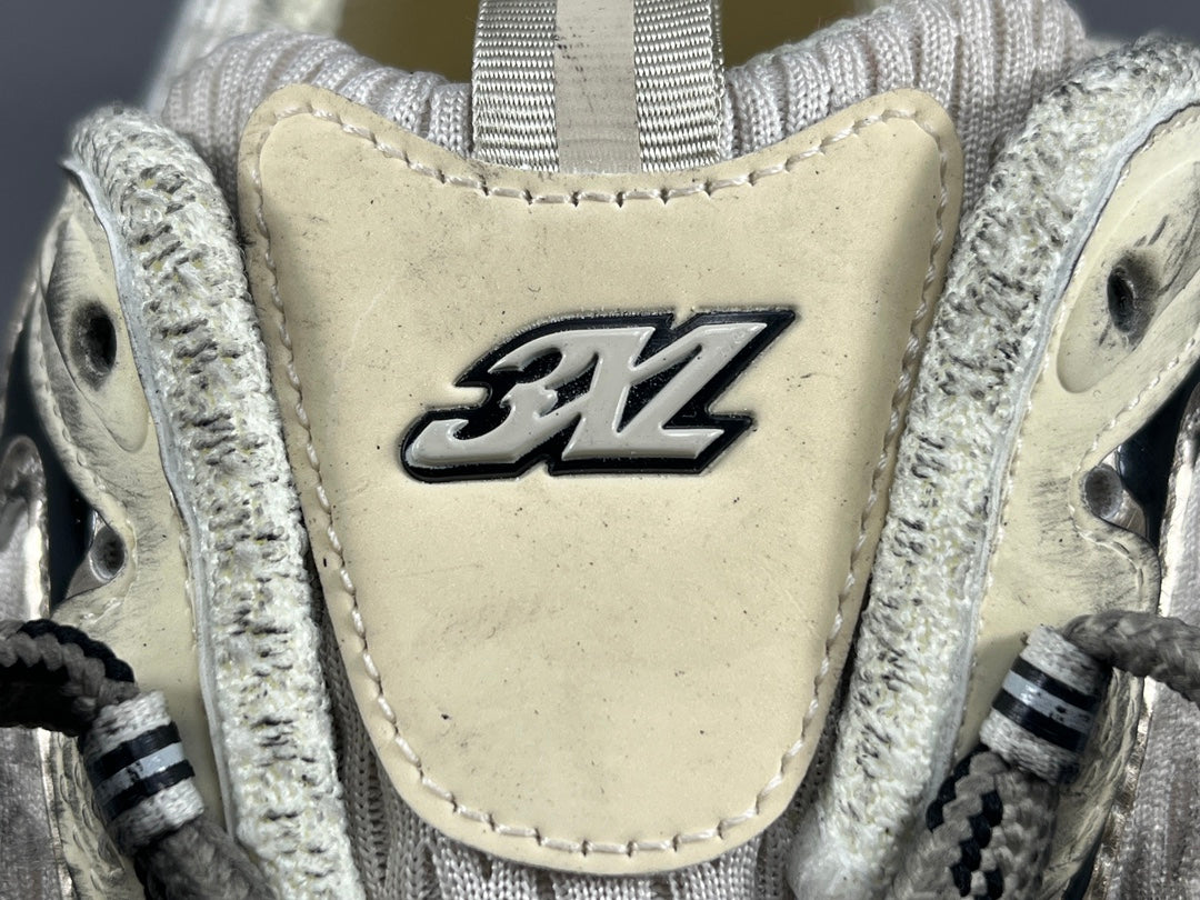 Balenciag! 3xl Mesh Lace-Up Distressed Sneaker