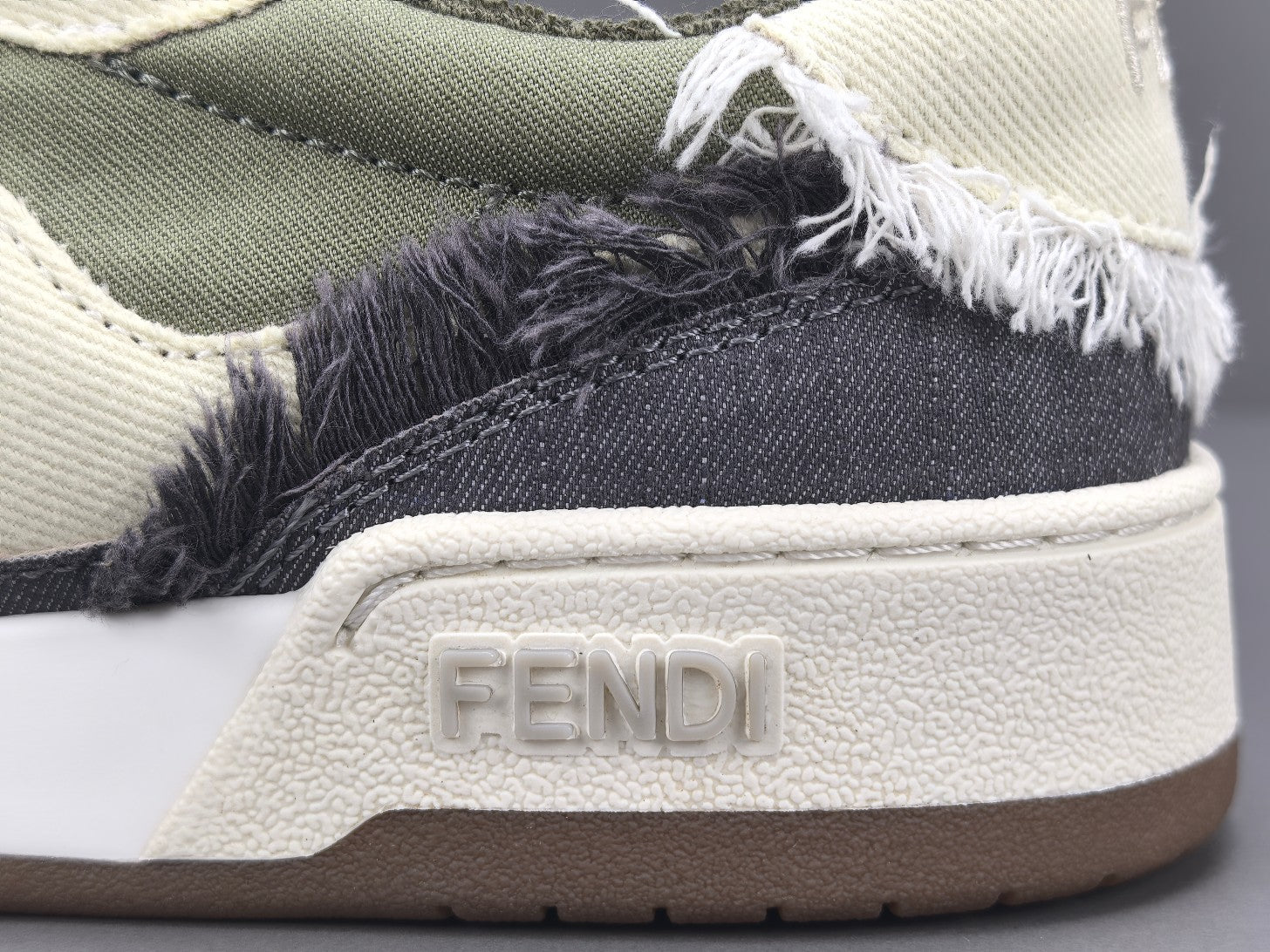 Fend! Match Denim Sneakers