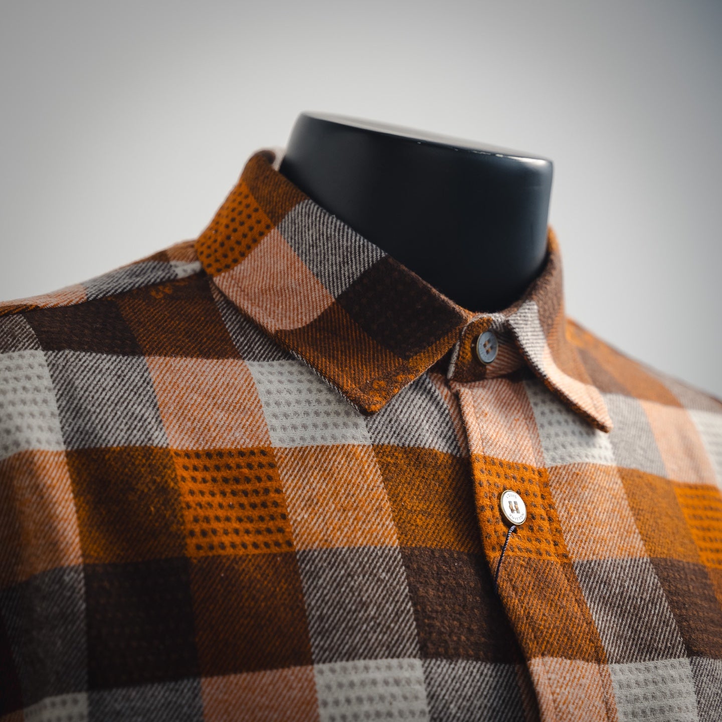 LV Lightweight Cotton Long Sleeve Button Down Shirt
