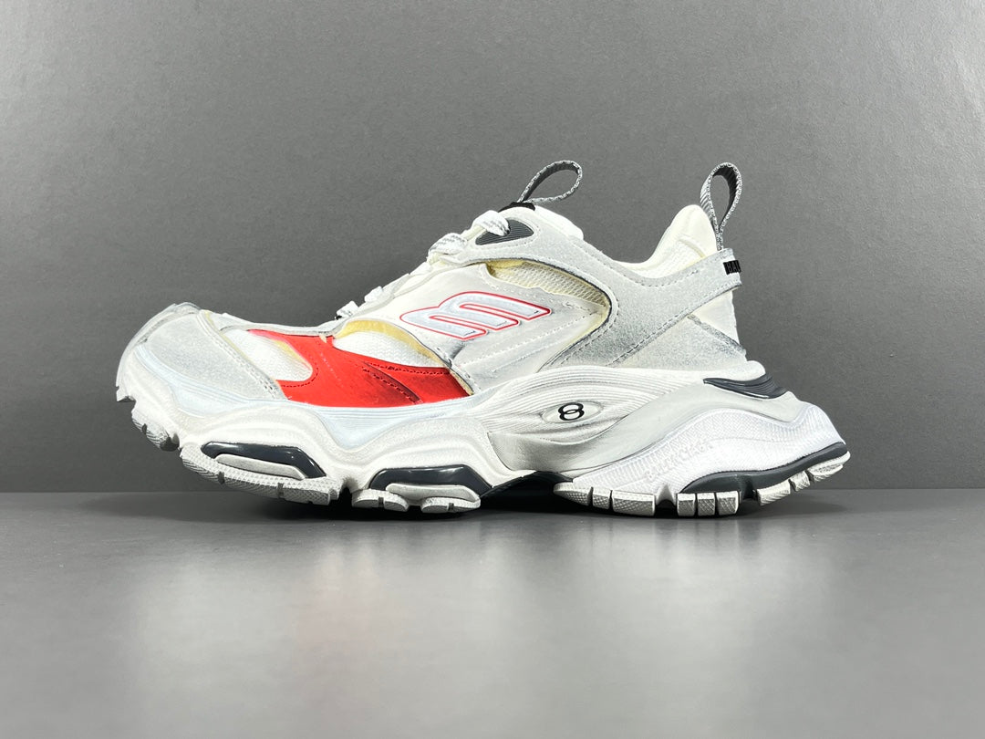 Balenciag! Cargo Round Toe Lace-Up Sneaker