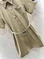 Fendi Brown Denim Dress