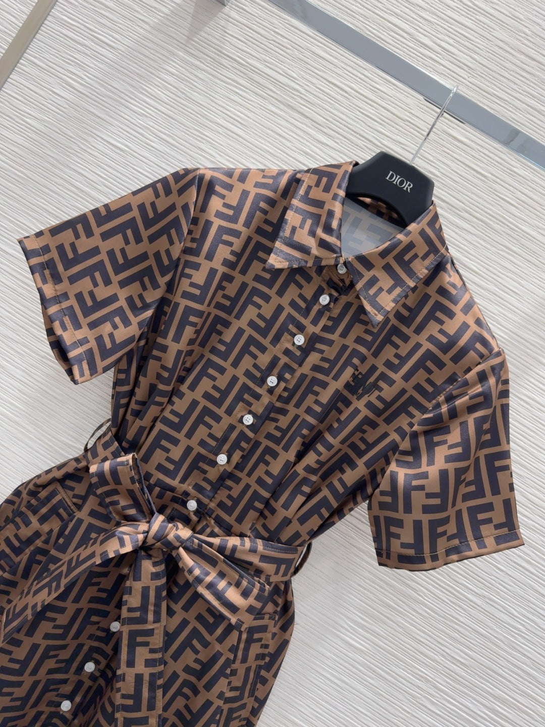 Fendi Peter Pan Collar Dress