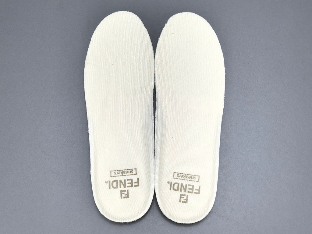 Fend! Match Sneakers White Suede Low Tops