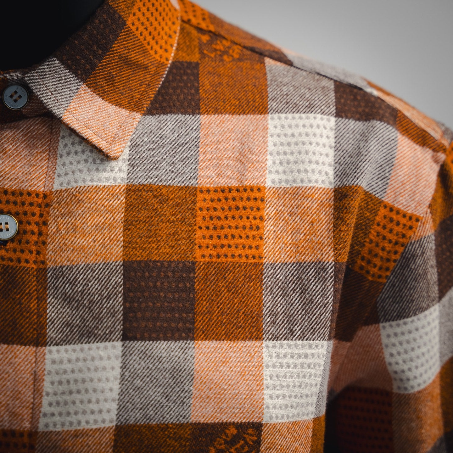 LV Lightweight Cotton Long Sleeve Button Down Shirt