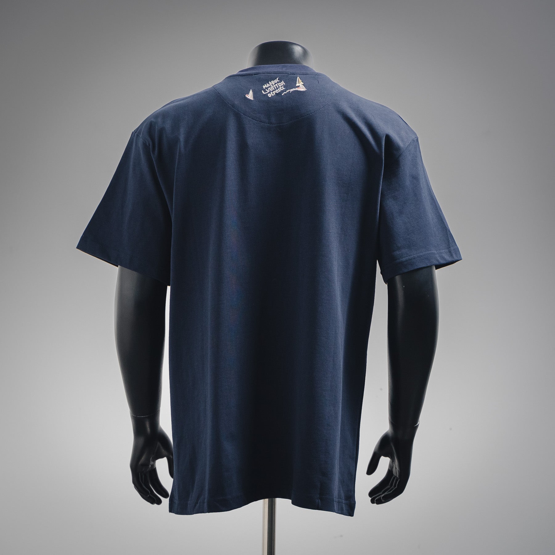 LV Embroidered Cotton T-Shirt