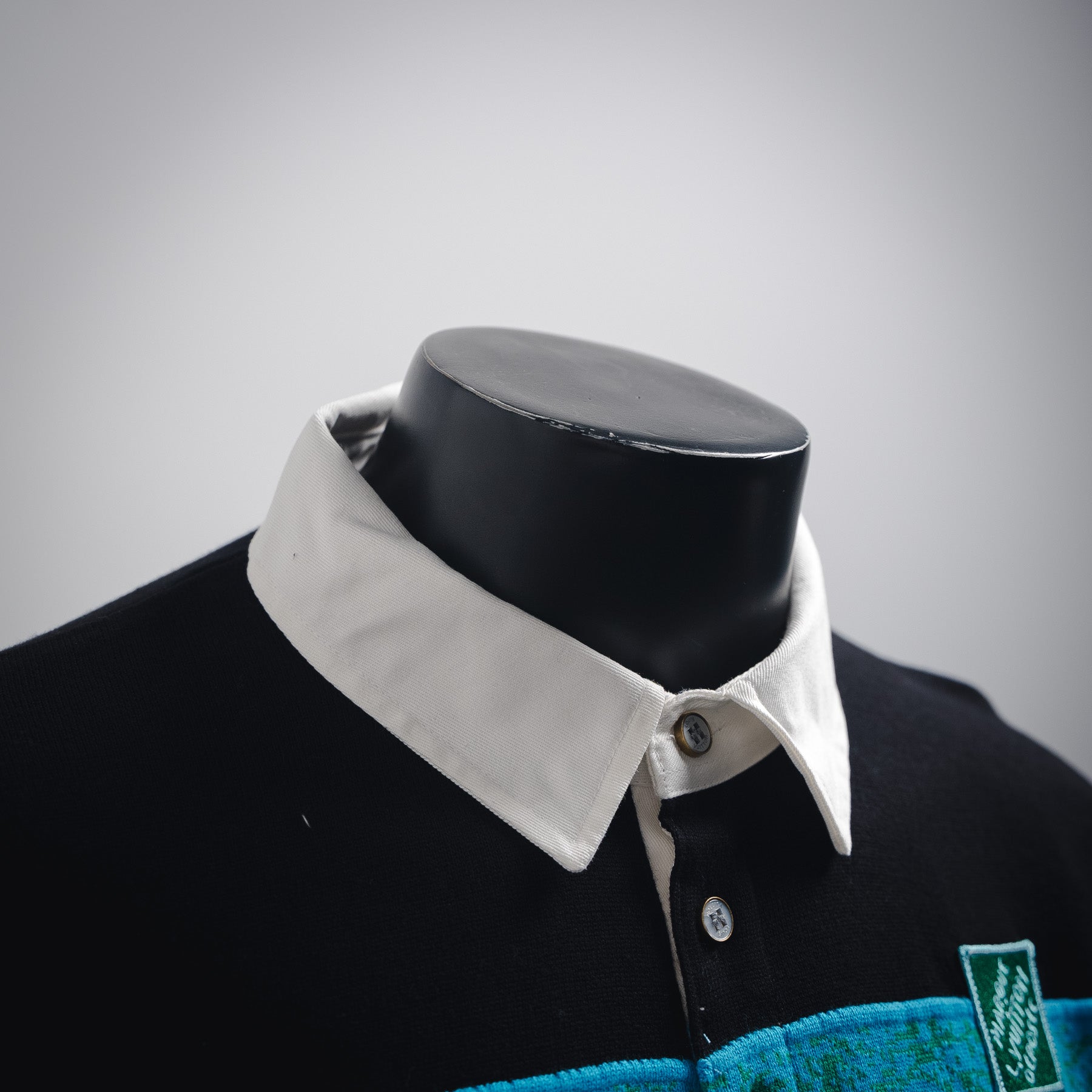 Iridescent Jacquard Short-Sleeved Polo