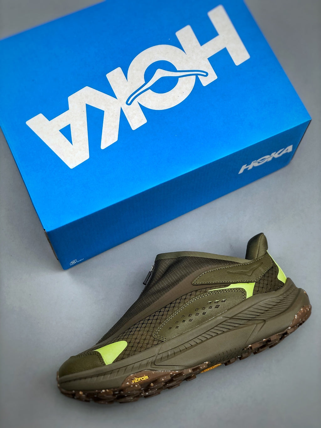 Hok! One One Project Transport in Pastel brown Sneaker