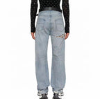 Balencia! Integrated-belt Jeans