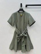 Loewe Pebble Dress in Viscose & Linen