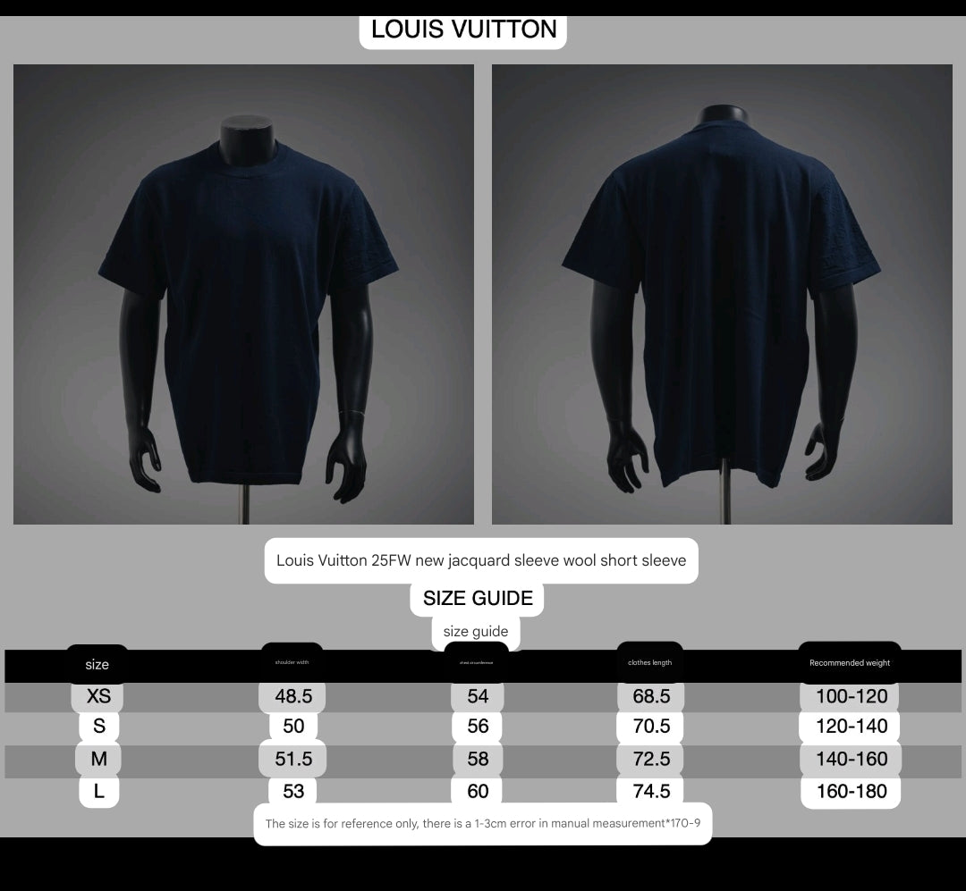 LV Short-Sleeved Signature Crewneck