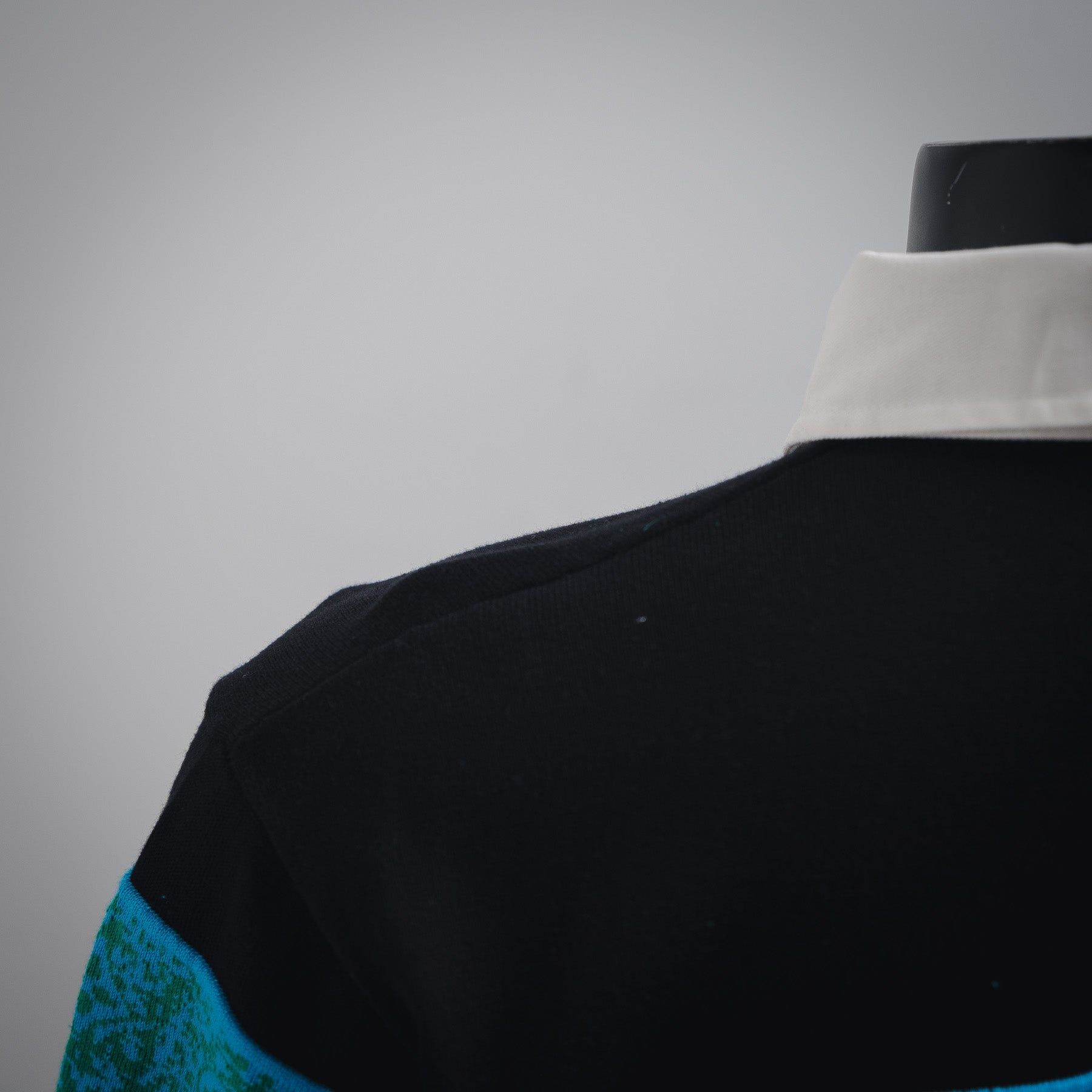 Iridescent Jacquard Short-Sleeved Polo