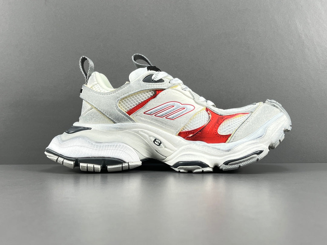 Balenciag! Cargo Round Toe Lace-Up Sneaker