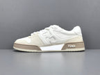 Fend! Match Sneakers White Suede Low Tops